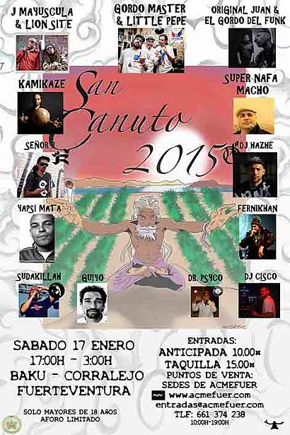 San Canuto 2015, ACMEFUER, Fuerteventura and three awards to Reggae Seeds in different categories.