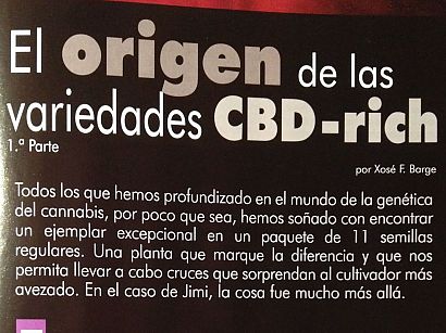 Artículo: El origen de las variedades CBD-rich (1a parte)