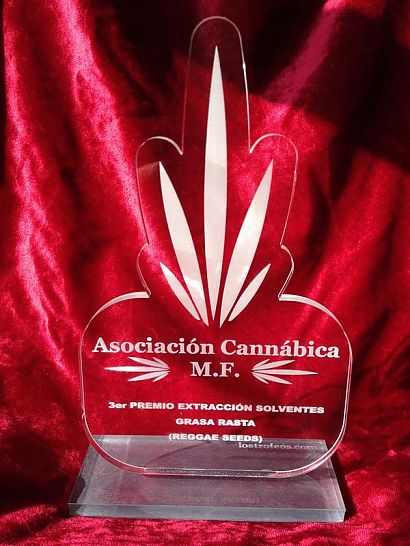 3rd award solvent extractions BHO -Rasta fat- ACA MF Miranda de Ebro 2014