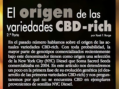 Artículo: El origen de las variedades CBD-rich (2a parte)